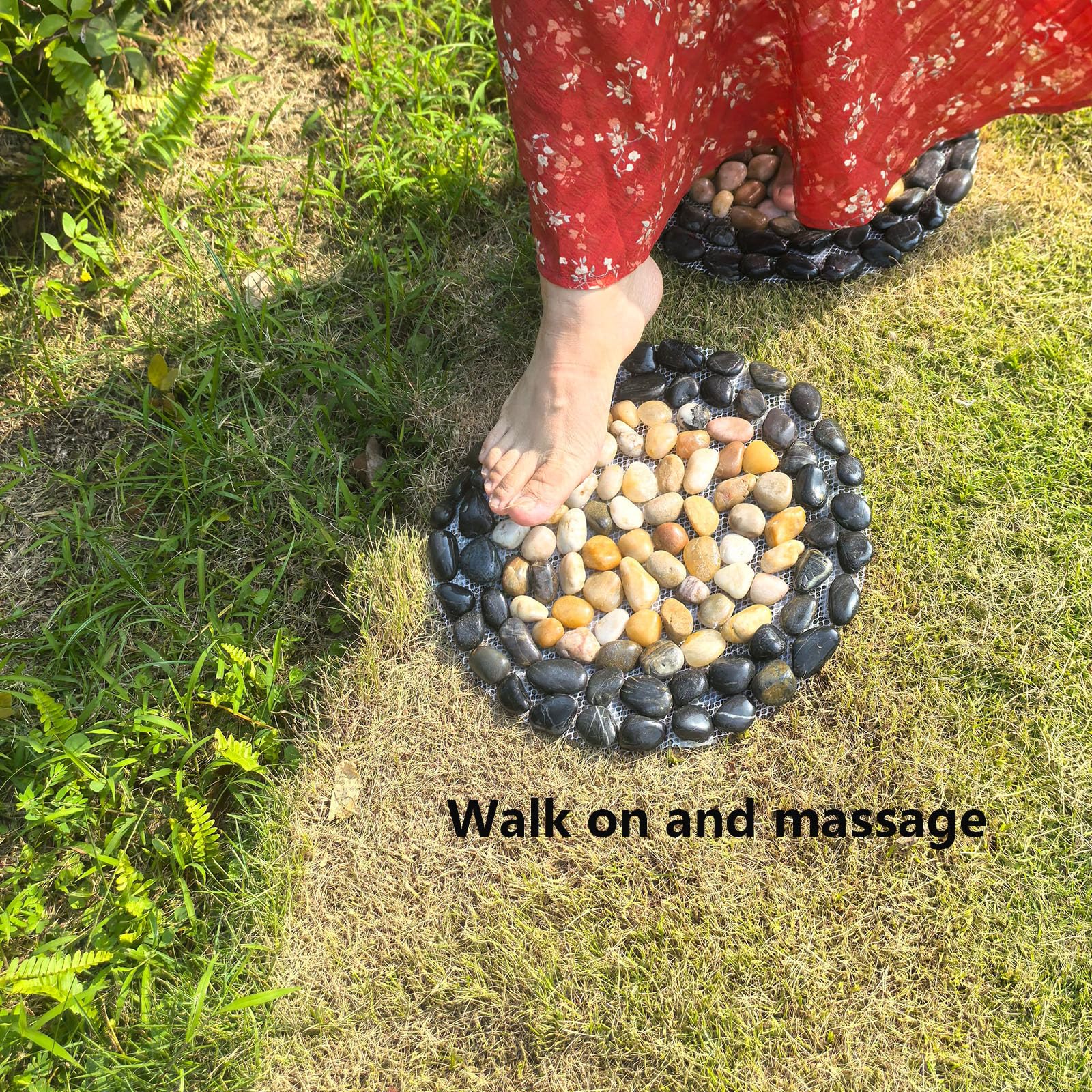 Amazon.com : Garden Path Stepping Stone- 12 Inch Round Therapeutic